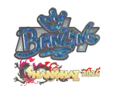 Sticker | brnz4n (Glitter) | Shanghai 2024 image