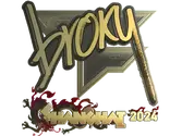 Sticker | broky (Gold) | Shanghai 2024 image