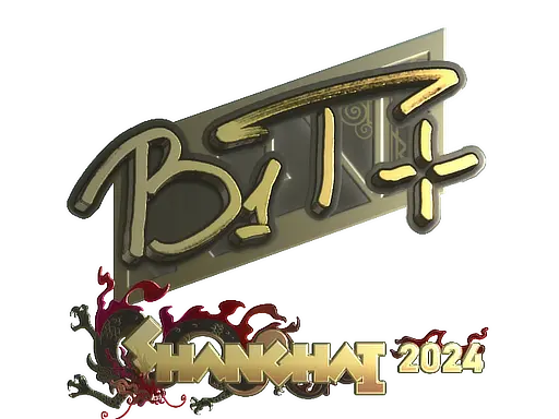 Sticker | b1t (Gold) | Shanghai 2024