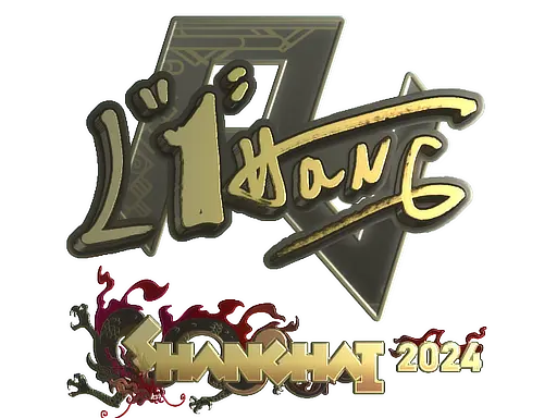 Sticker | L1haNg (Gold) | Shanghai 2024