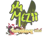 Sticker | mezii (Holo) | Shanghai 2024 image