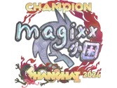 Sticker | magixx (Holo, Champion) | Shanghai 2024 image