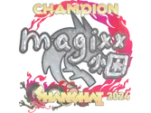 Sticker | magixx (Glitter, Champion) | Shanghai 2024 image