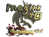 Sticker | magixx (Gold) | Shanghai 2024 image