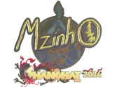 Sticker | mzinho (Holo) | Shanghai 2024 image