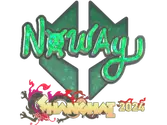 Sticker | noway (Glitter) | Shanghai 2024 image