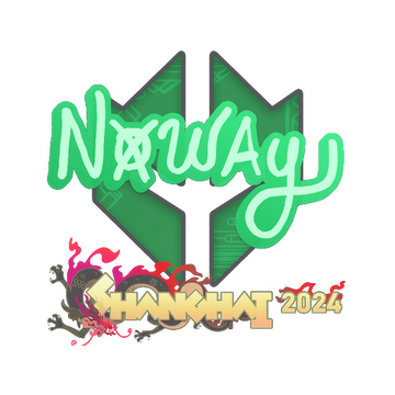 Sticker | noway | Shanghai 2024