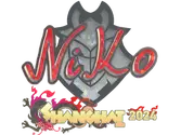 Sticker | NiKo (Glitter) | Shanghai 2024 image