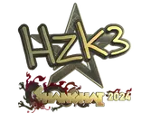Sticker | hallzerk (Gold) | Shanghai 2024 image