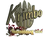 Sticker | Krimbo (Gold) | Shanghai 2024 image