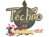 Sticker | Techno4K (Glitter) | Shanghai 2024 image