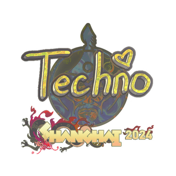 Sticker | Techno4K (Holo) | Shanghai 2024