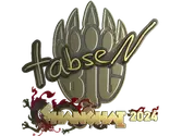 Sticker | tabseN (Gold) | Shanghai 2024 image