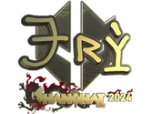 Sticker | TRY (Gold) | Shanghai 2024 image