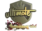 Sticker | ultimate (Gold) | Shanghai 2024 image