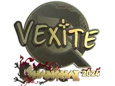 Sticker | vexite (Gold) | Shanghai 2024 image