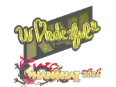 Sticker | w0nderful (Glitter) | Shanghai 2024 image