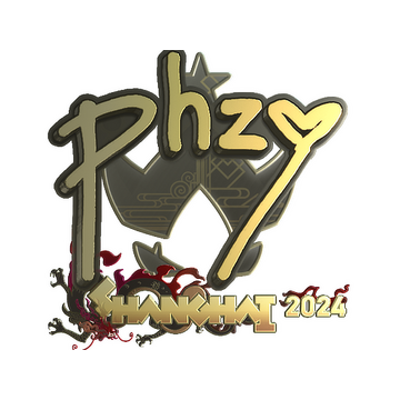 Sticker | phzy (Gold) | Shanghai 2024