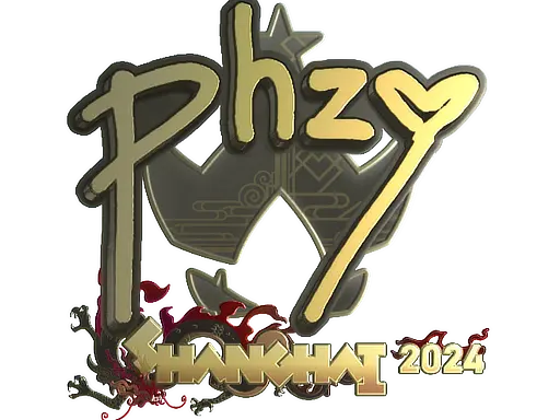 Sticker | phzy (Gold) | Shanghai 2024
