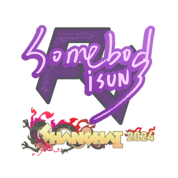 Sticker | somebody | Shanghai 2024