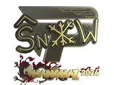 Sticker | snow (Gold) | Shanghai 2024 image