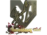 Sticker | siuhy (Gold) | Shanghai 2024 image
