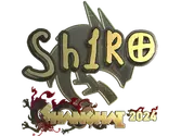 Sticker | sh1ro (Gold) | Shanghai 2024 image