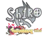 Sticker | sh1ro (Glitter) | Shanghai 2024 image