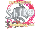 Sticker | sh1ro (Champion) | Shanghai 2024 image
