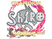 Sticker | sh1ro (Glitter, Champion) | Shanghai 2024 image