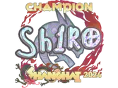 Sticker | sh1ro (Holo, Champion) | Shanghai 2024 image