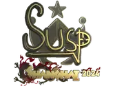 Sticker | susp (Gold) | Shanghai 2024 image