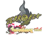 Sticker | zeRRoFIX (Glitter) | Shanghai 2024 image