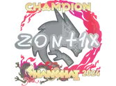 Sticker | zont1x (Champion) | Shanghai 2024 image