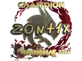 Sticker | zont1x (Gold, Champion) | Shanghai 2024 image
