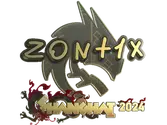 Sticker | zont1x (Gold) | Shanghai 2024 image