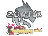 Sticker | zont1x (Glitter) | Shanghai 2024 image
