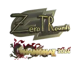 Sticker | ztr (Gold) | Shanghai 2024 image