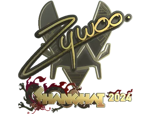 Sticker | ZywOo (Gold) | Shanghai 2024