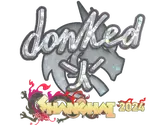 Sticker | donk (Glitter) | Shanghai 2024 image
