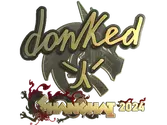 Sticker | donk (Gold) | Shanghai 2024 image
