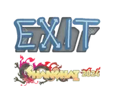 Sticker | exit | Shanghai 2024 image