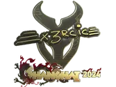 Sticker | Ex3rcice (Gold) | Shanghai 2024 image