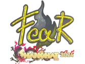 Sticker | fEAR (Glitter) | Shanghai 2024 image