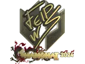 Sticker | felps (Gold) | Shanghai 2024 image