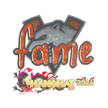 Sticker | fame (Glitter) | Shanghai 2024