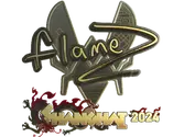 Sticker | FlameZ (Gold) | Shanghai 2024 image