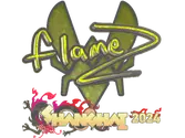 Sticker | FlameZ (Glitter) | Shanghai 2024 image
