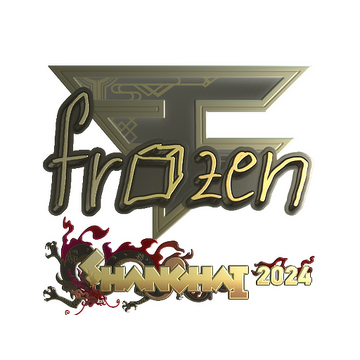 Sticker | frozen (Gold) | Shanghai 2024