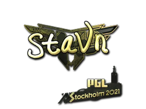 Sticker | stavn (Gold) | Stockholm 2021